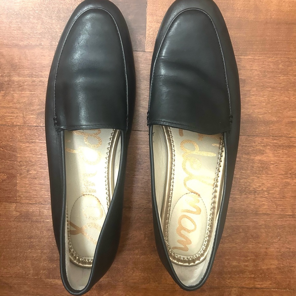 Sam Edelman Black Leather Loafers